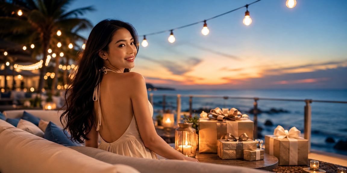 Suasana pantai dengan aktivitas taruhan casino yang santai dan menyenangkan